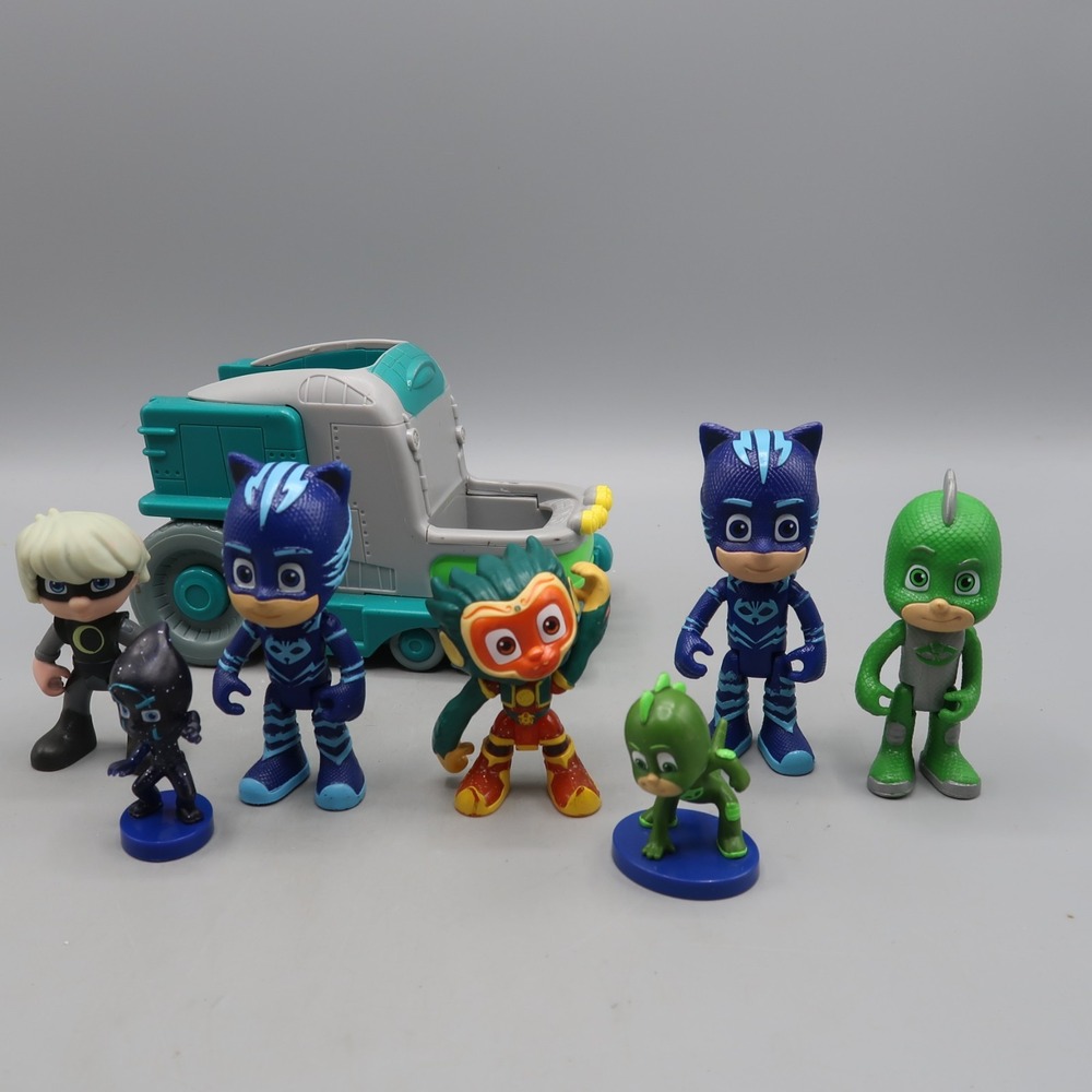 Pj Masks Toy Figures MUNKI-GUMonkey Luna Girl Catboy Toy Lot